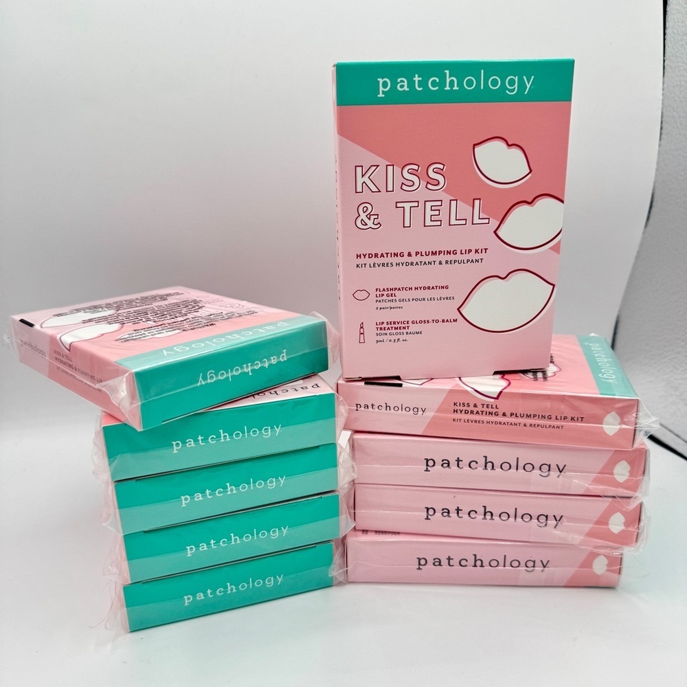 NWT BUNDLE 10x Patchology Kiss & Tell Hydrating and Plumping Lip Sets Mask Balm